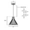 Westinghouse Pendant 60W Pennsauken Industrial Steel Iron Accents 6128400 - alternate 8